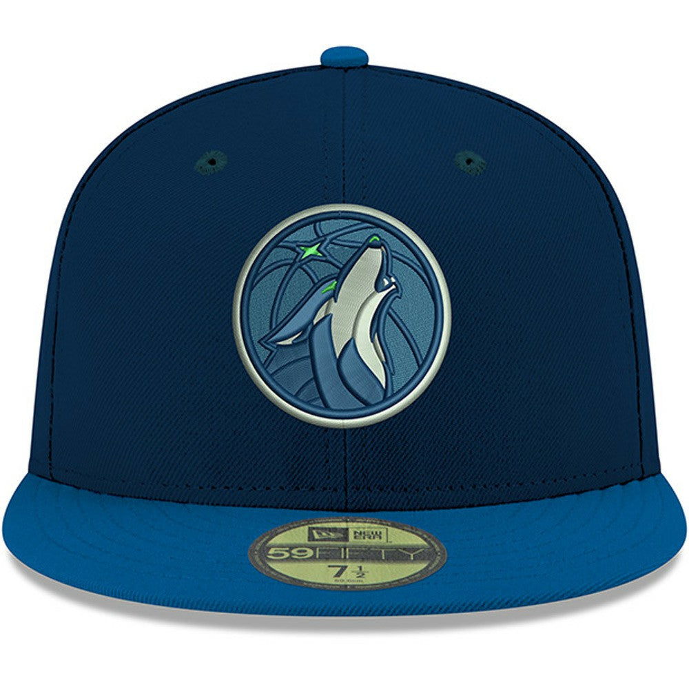 New Era Minnesota Timberwolves Team Color 2Tone 59FIFTY Fitted Hat Navy