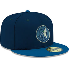 New Era Minnesota Timberwolves Team Color 2Tone 59FIFTY Fitted Hat Navy