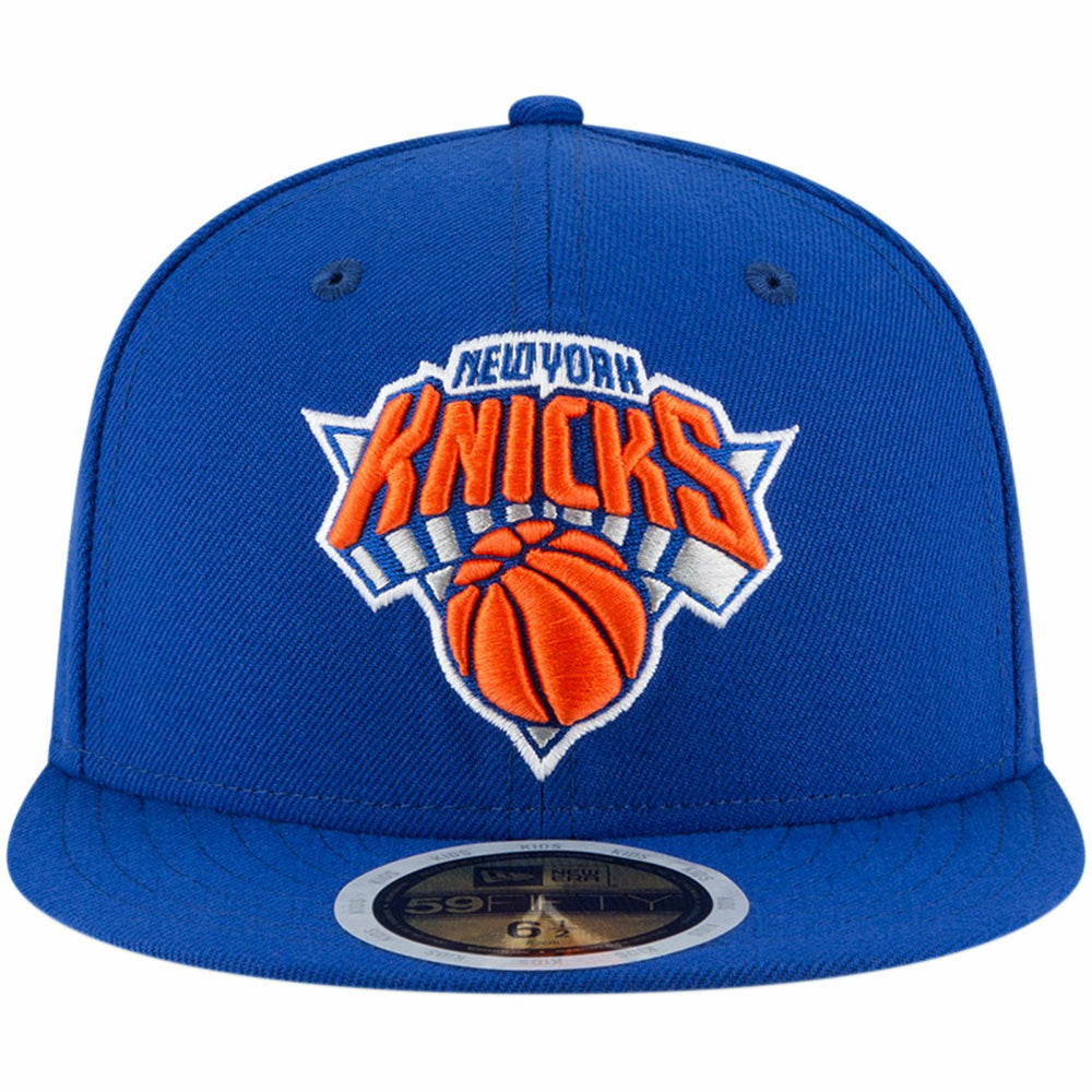 New Era New York Knicks Youth Team Color 59FIFTY Fitted Hat Blue
