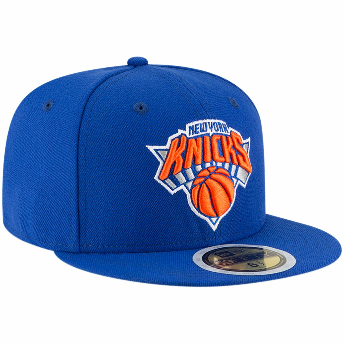 New Era New York Knicks Youth Team Color 59FIFTY Fitted Hat Blue