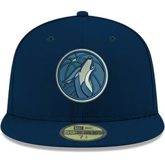 New Era Minnesota Timberwolves Youth Team Color 59FIFTY Fitted Hat Navy