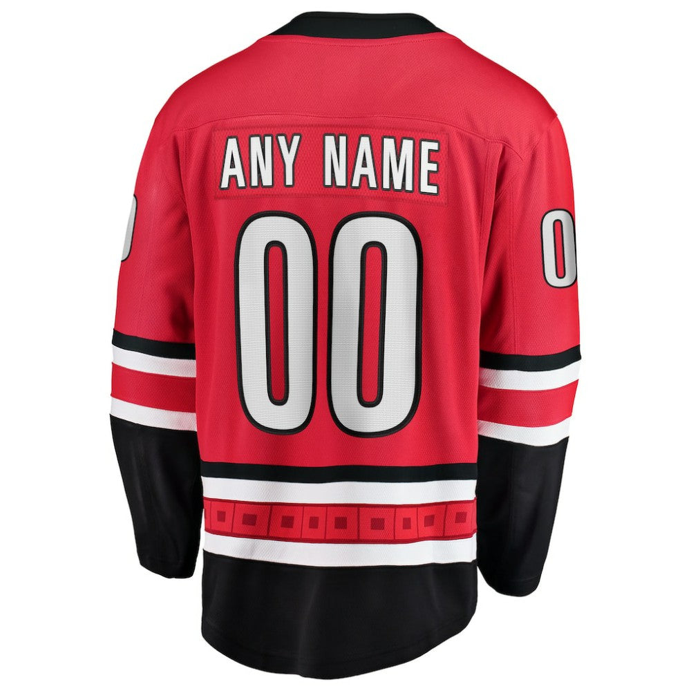 Carolina Hurricanes Fanatics Alternate Breakaway Custom Jersey - Red | Fanatics Clearance