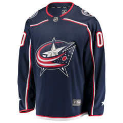 Columbus Blue Jackets Fanatics Home Breakaway Custom Jersey - Navy | Fanatics Lifestyle