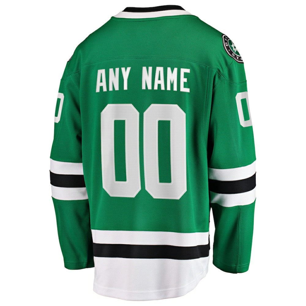 Dallas Stars Fanatics Home Breakaway Custom Jersey - Green | Fanatics Clearance