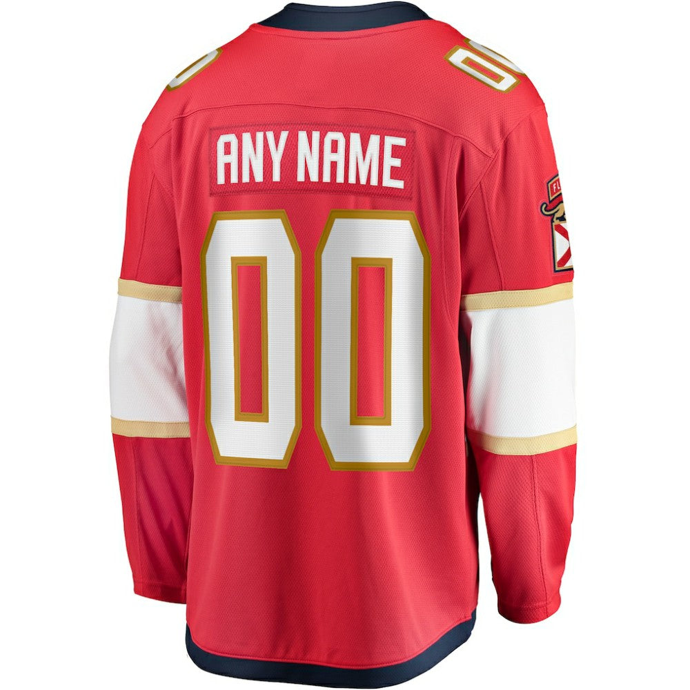 Florida Panthers Fanatics Home Breakaway Custom Jersey - Red | Fanatics near me