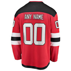New Jersey Devils Fanatics Home Breakaway Custom Jersey - Red | Fanatics Lifestyle