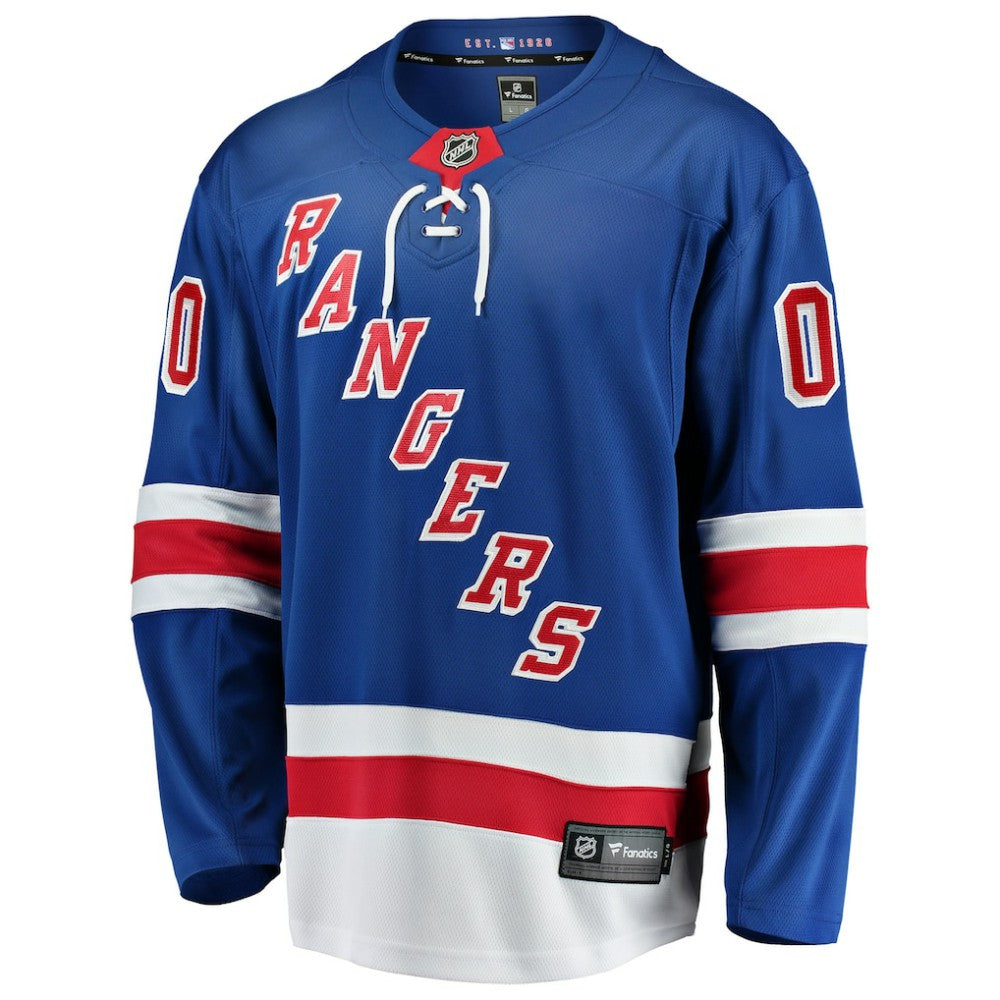 New York Rangers Fanatics Home Breakaway Custom Jersey - Blue | Fanatics discount