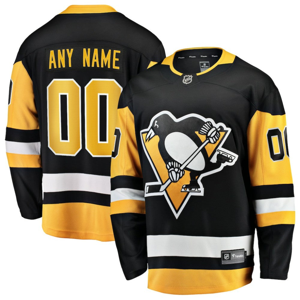 Pittsburgh Penguins Fanatics Home Breakaway Custom Jersey - Black | Fanatics on sale