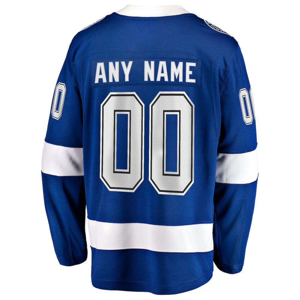 Tampa Bay Lightning Fanatics Home Breakaway Custom Jersey - Blue | Fanatics sale