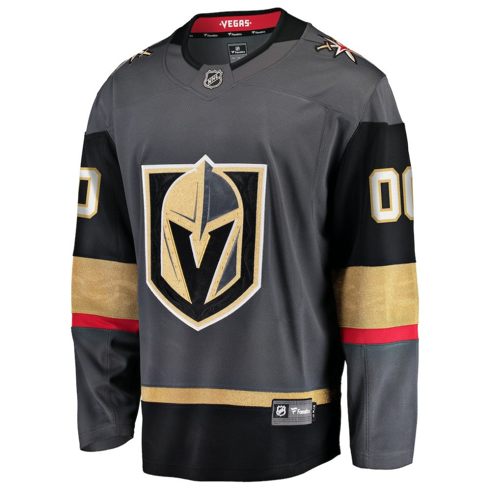 Vegas Golden Knights Fanatics Alternate Breakaway Custom Jersey - Gray | Fanatics near me