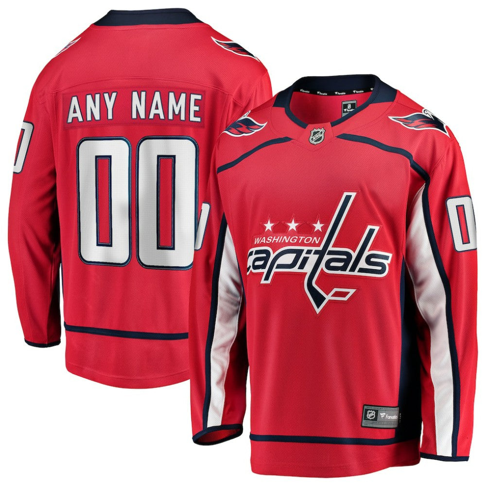 Washington Capitals Fanatics Home Breakaway Custom Jersey - Red | Fanatics discount