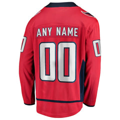 Washington Capitals Fanatics Home Breakaway Custom Jersey - Red | Fanatics discount