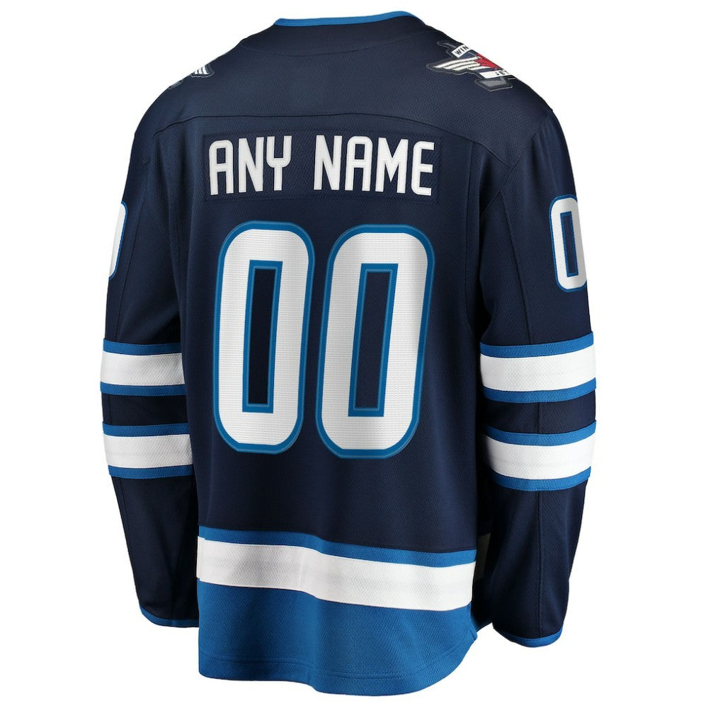 Winnipeg Jets Fanatics Home Breakaway Custom Jersey - Blue | Fanatics on sale