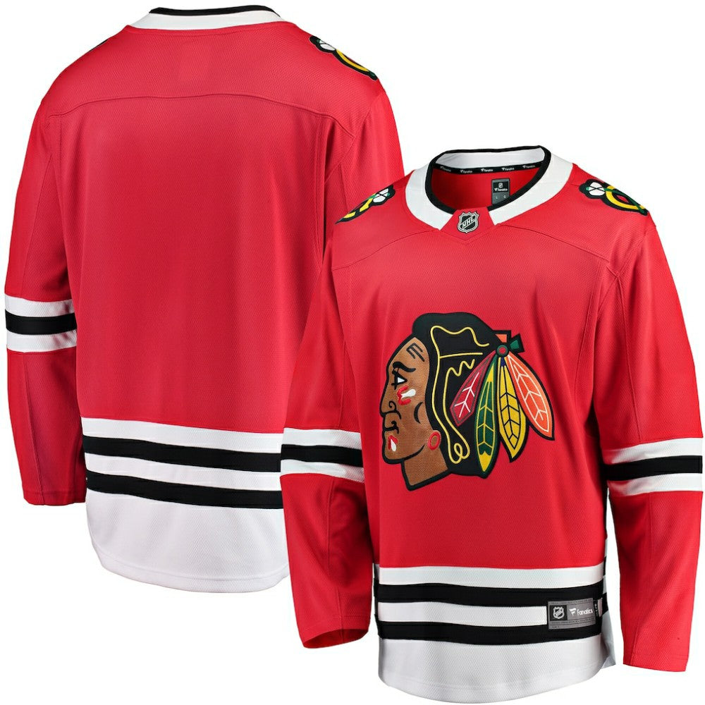 Chicago Blackhawks Fanatics Breakaway Home Jersey - Red | Fanatics Lifestyle
