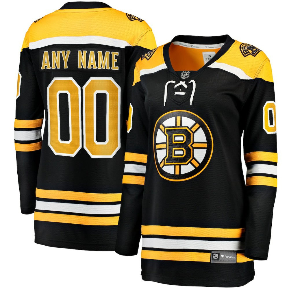 Boston Bruins Fanatics Women's Home Breakaway Custom Jersey - Black | Fanatics online