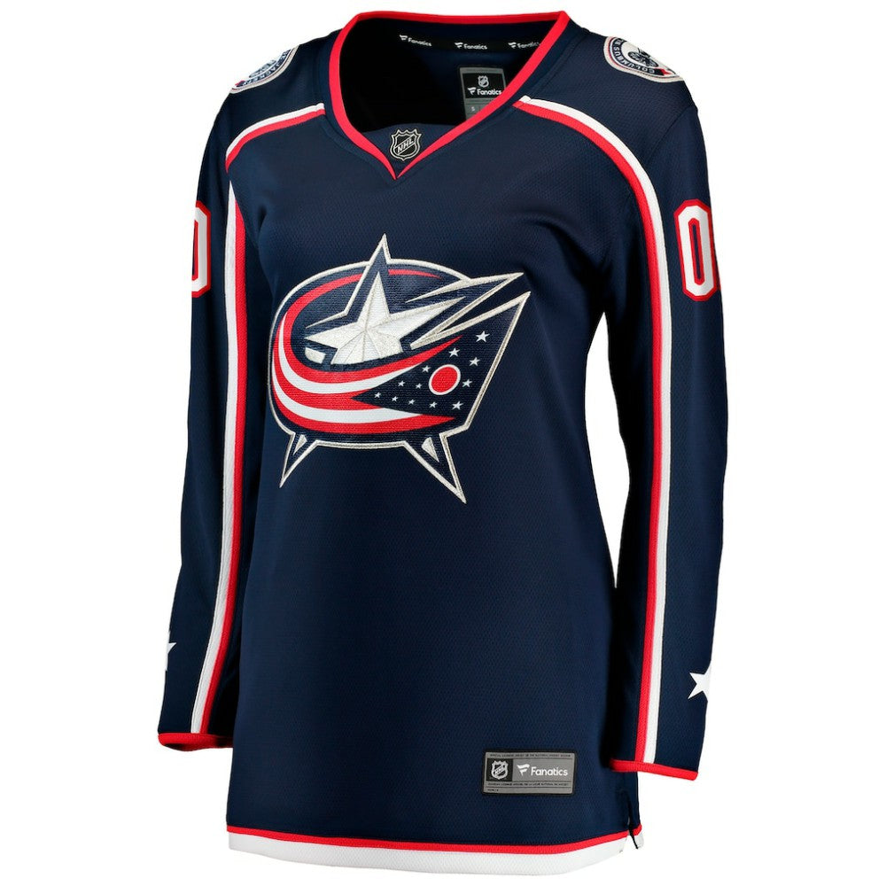 Columbus Blue Jackets Fanatics Women's Home Breakaway Custom Jersey - Navy | Fanatics near me