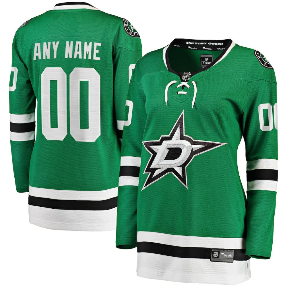 Dallas Stars Fanatics Women's Home Breakaway Custom Jersey - Green | Fanatics Lifestyle
