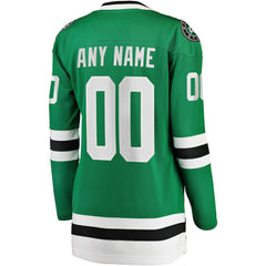 Dallas Stars Fanatics Women's Home Breakaway Custom Jersey - Green | Fanatics Lifestyle