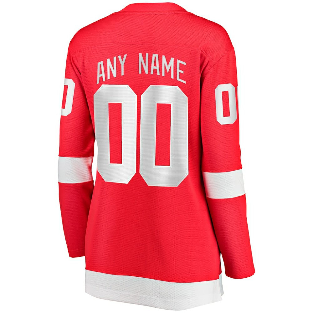 Detroit Red Wings Fanatics Women's Home Breakaway Custom Jersey - Red | Fanatics sale