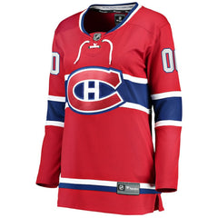 Montreal Canadiens Fanatics Women's Home Breakaway Custom Jersey - Red | Fanatics on sale