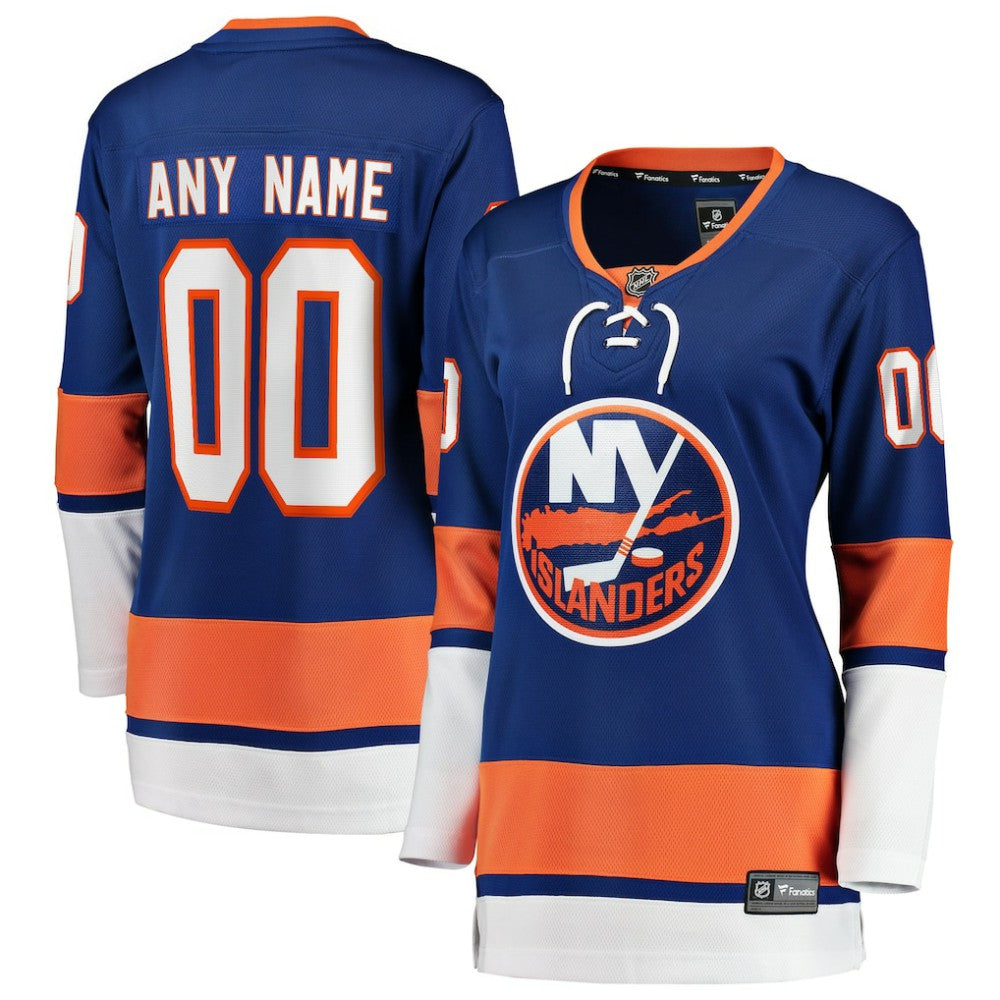 New York Islanders Fanatics Women's Home Breakaway Custom Jersey - Blue | Fanatics near me