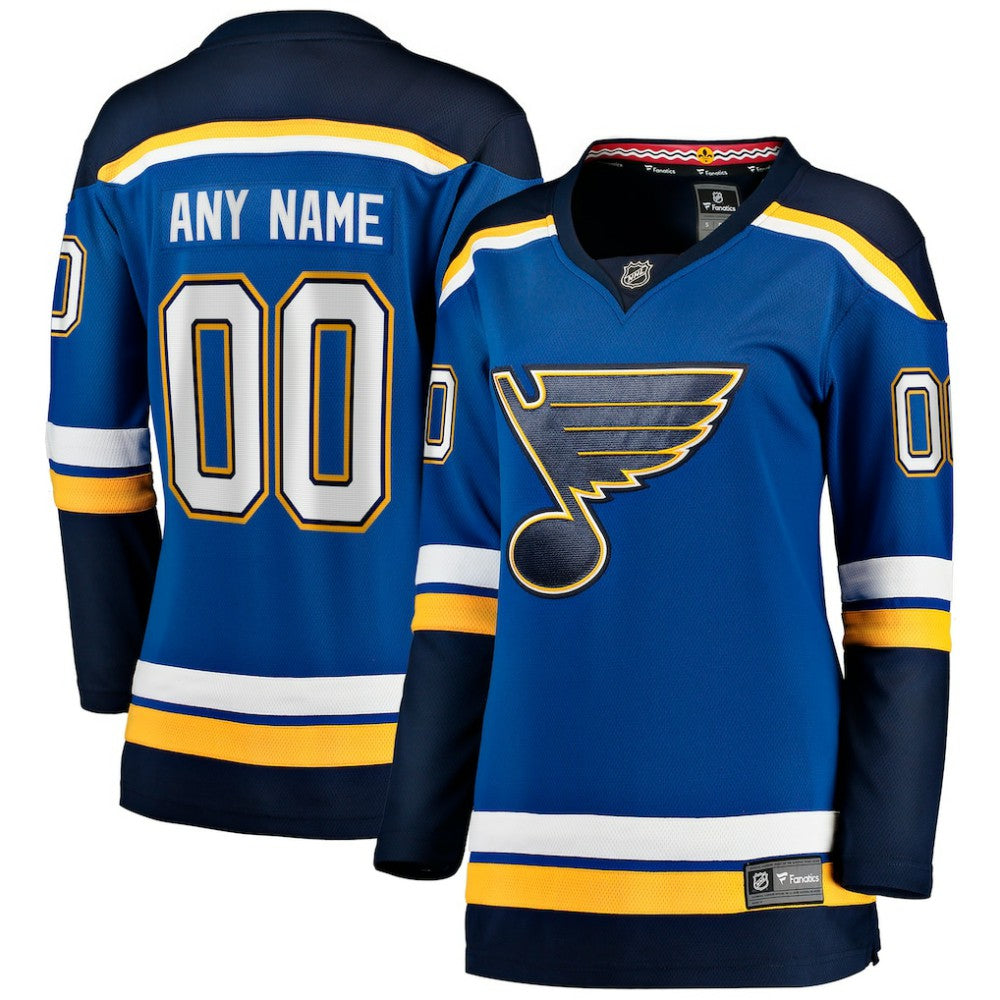 St. Louis Blues Fanatics Women's Home Breakaway Custom Jersey - Blue | Fanatics discount