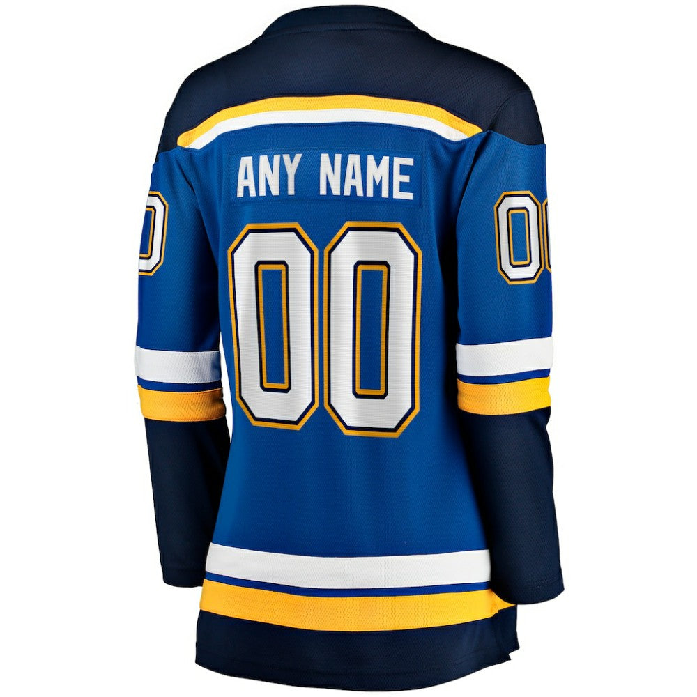 St. Louis Blues Fanatics Women's Home Breakaway Custom Jersey - Blue | Fanatics discount