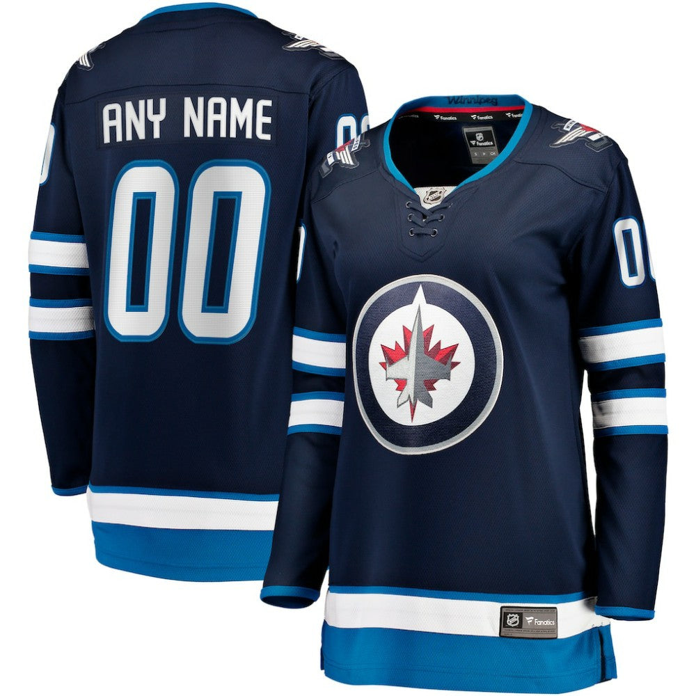 Winnipeg Jets Fanatics Women's Home Breakaway Custom Jersey - Blue | Fanatics near me