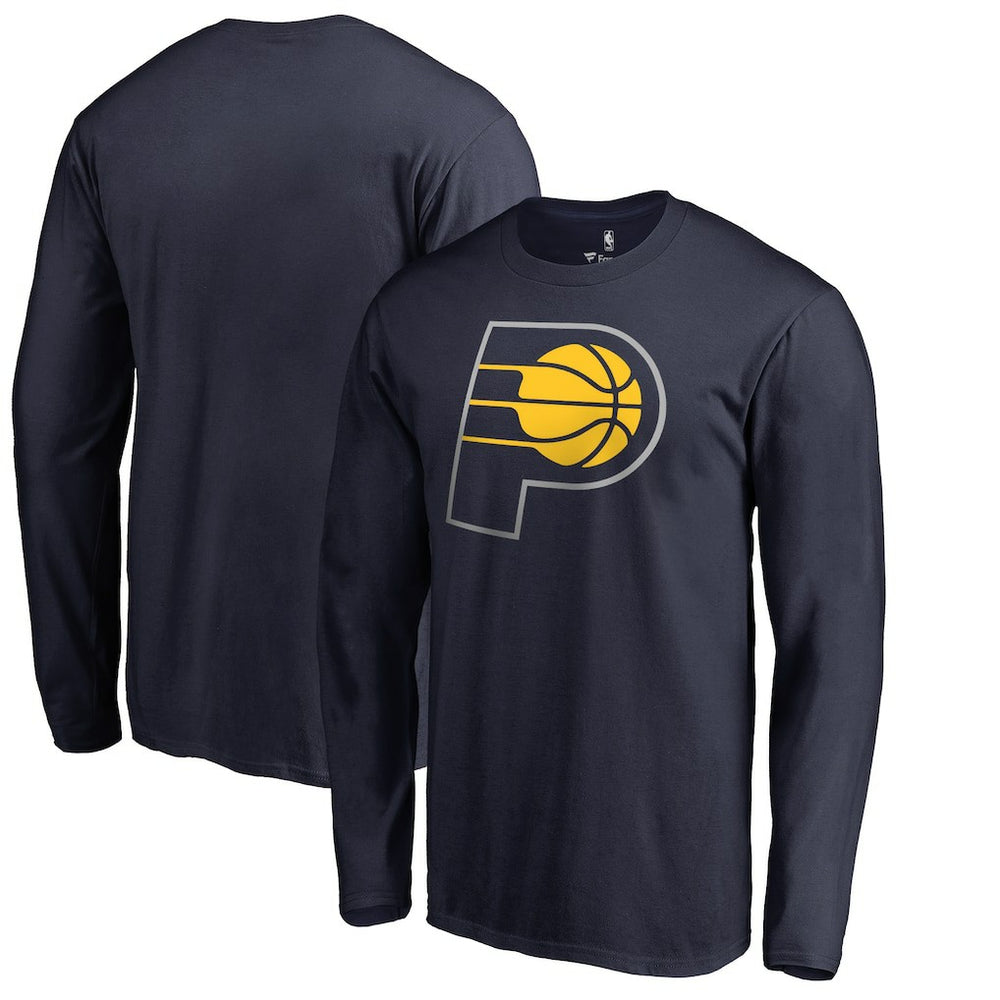 Indiana Pacers Primary Logo Long Sleeve T-Shirt Navy