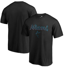 Miami Marlins Team Lockup T-Shirt Near Me