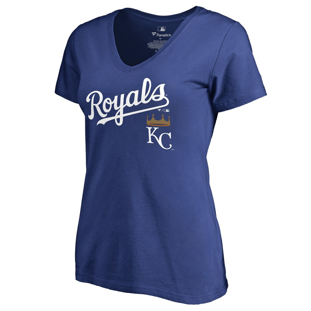 Kansas City Royals Women's Team Lockup T-Shirt Outlet