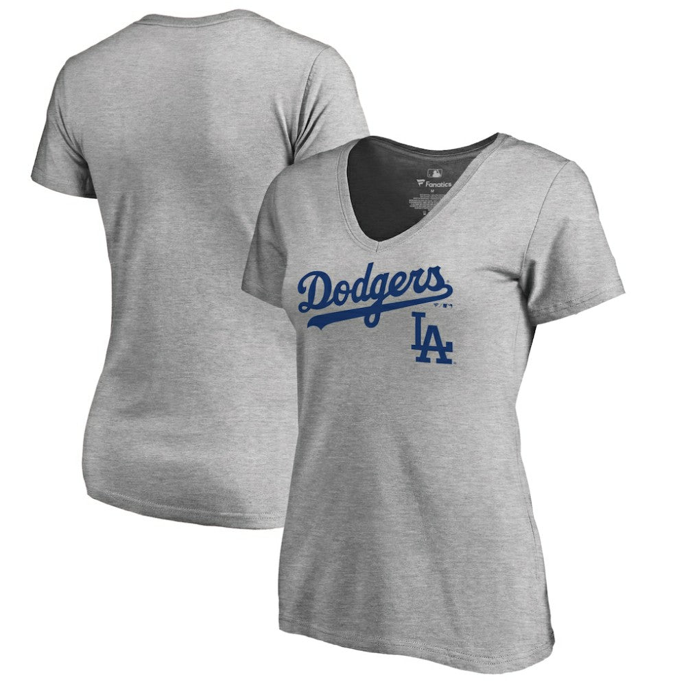 Los Angeles Dodgers Women's Team Lockup T-Shirt Online