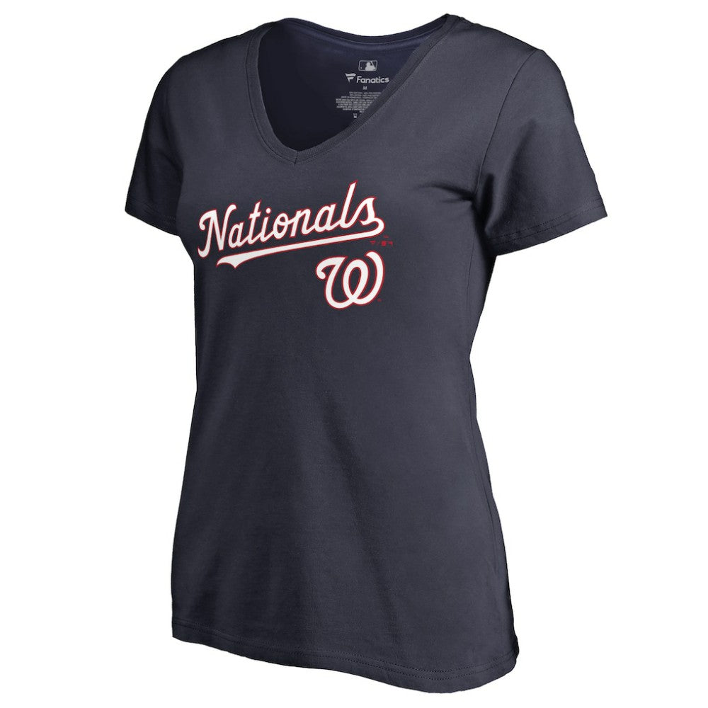 Washington Nationals Women's Team Lockup T-Shirt Discount