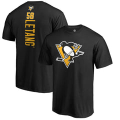 Kris Letang Pittsburgh Penguins Backer T-Shirt - Black | NHL near me