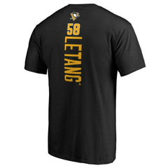Kris Letang Pittsburgh Penguins Backer T-Shirt - Black | NHL near me
