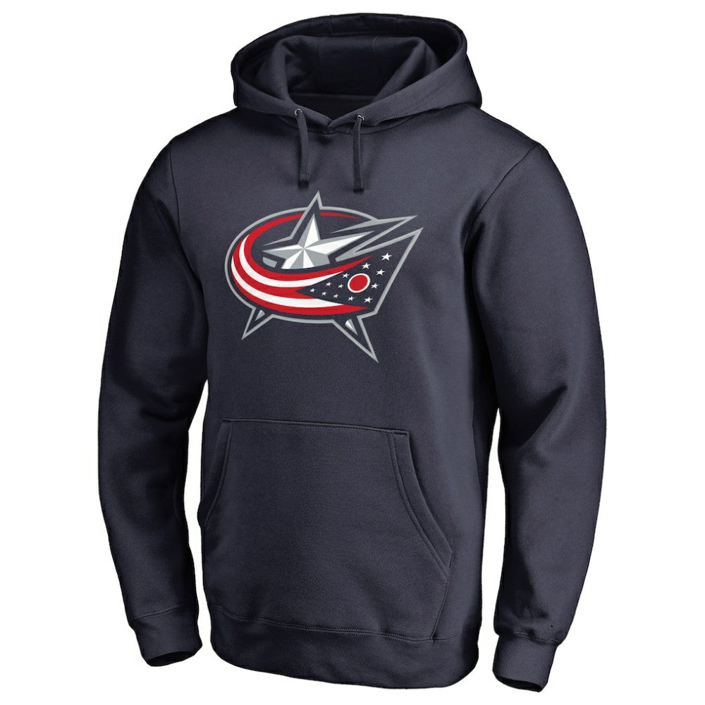 Zach Werenski Columbus Blue Jackets Backer Pullover Hoodie - Navy | NHL Clearance