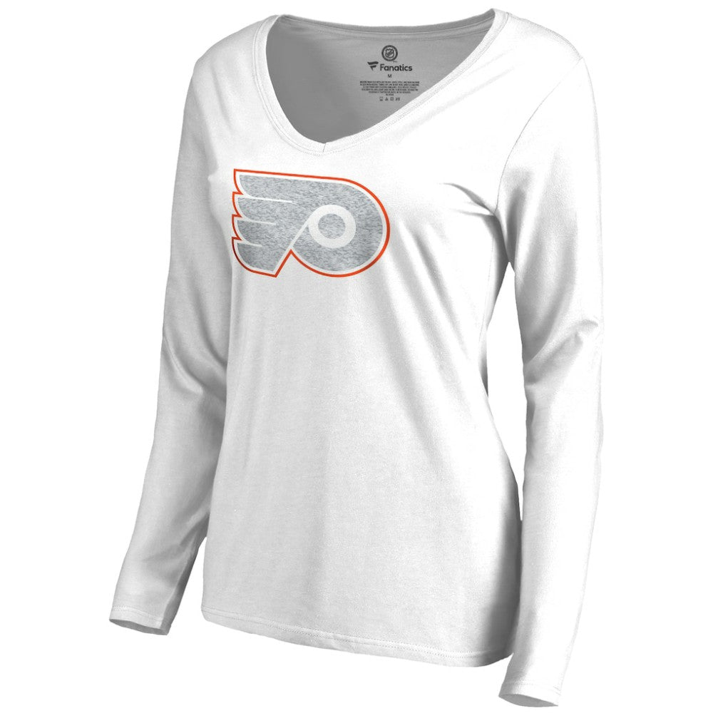 Philadelphia Flyers Women's White Out Long Sleeve T-Shirt - White | NHL online