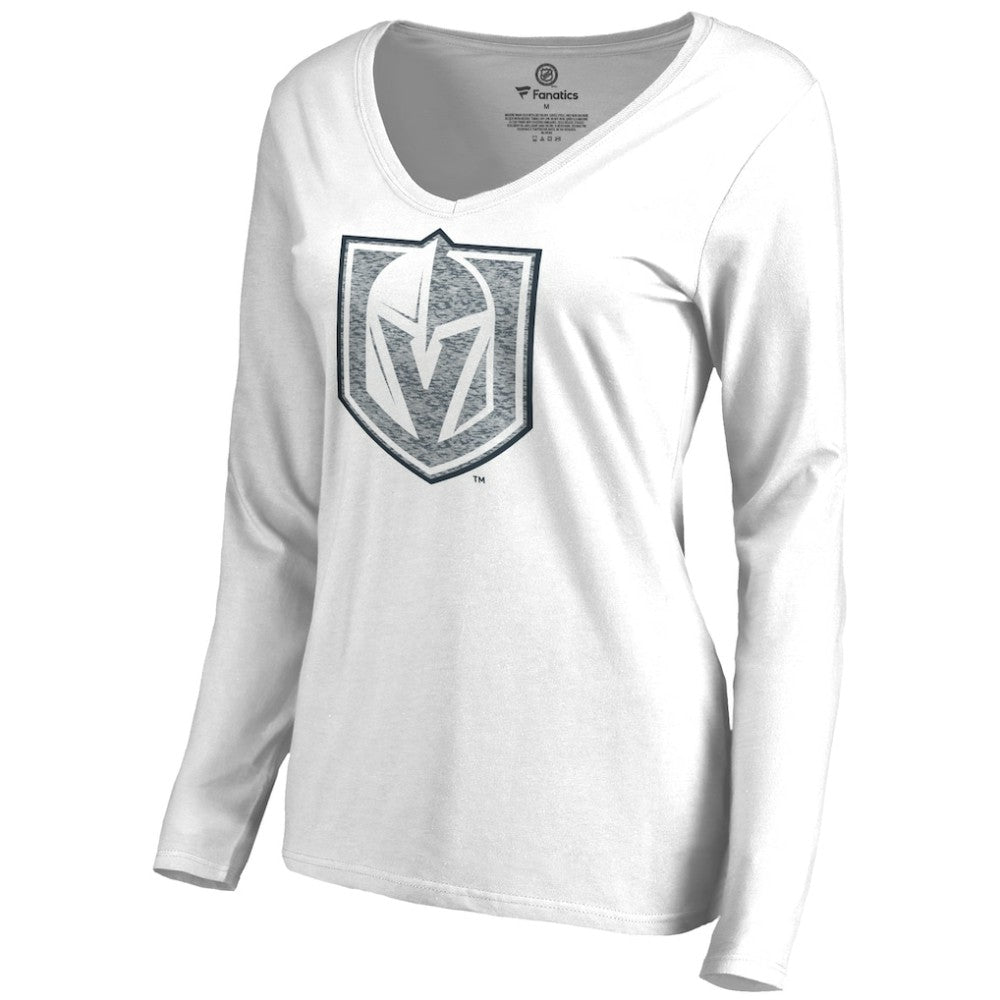 Vegas Golden Knights Women's White Out Long Sleeve T-Shirt - White | NHL near me