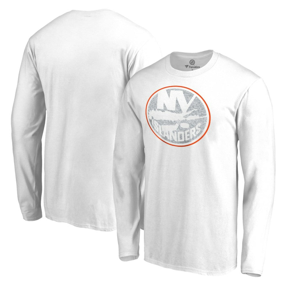 New York Islanders White Out Long Sleeve T-Shirt - White | NHL Clearance