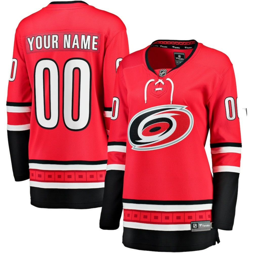 Carolina Hurricanes Fanatics Women's Alternate Breakaway Custom Jersey - Red | Fanatics online