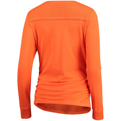 Denver Broncos Touch Women's Maternity Yardline Tri-Blend Top - Orange - NFL