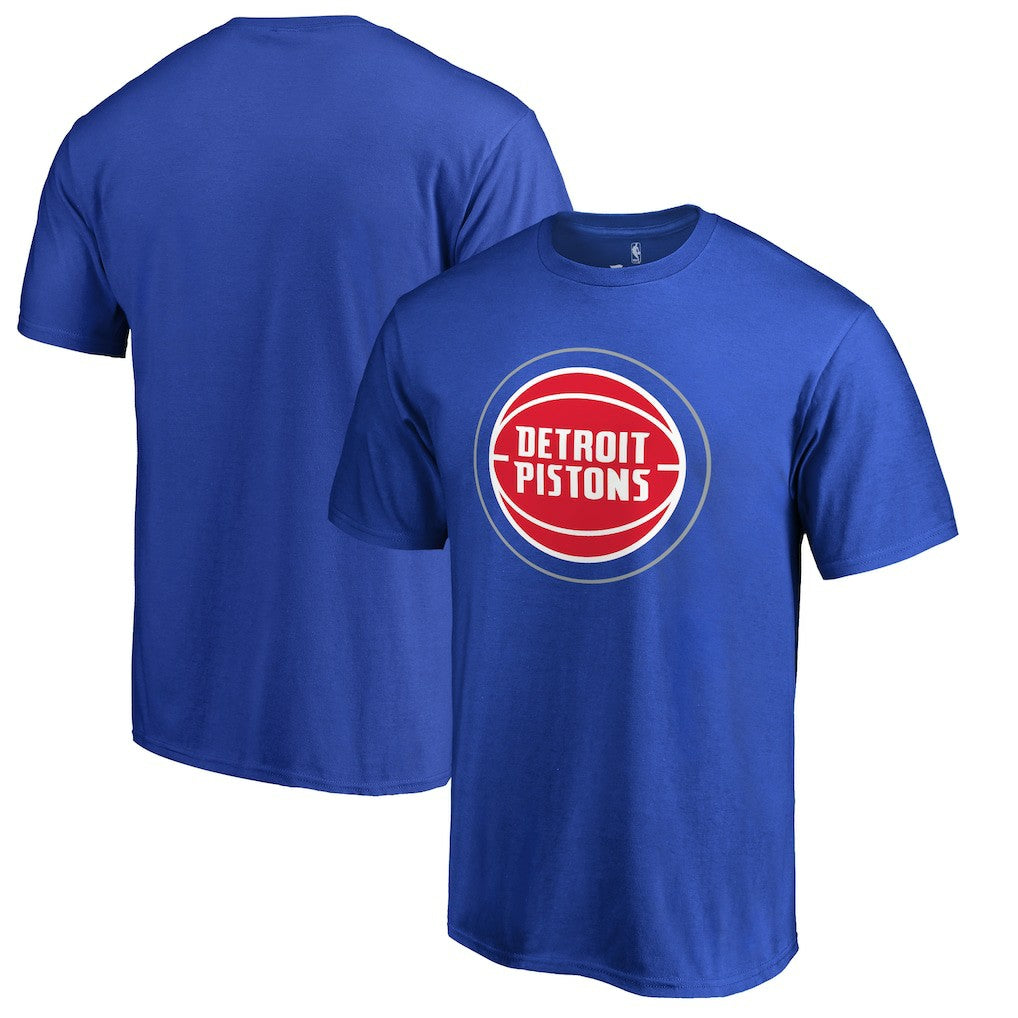 Detroit Pistons Primary Logo 2 T-Shirt Royal