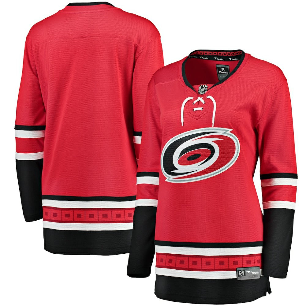 Carolina Hurricanes Fanatics Women's Alternate Breakaway Jersey - Red | Fanatics Lifestyle