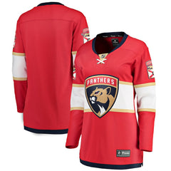 Florida Panthers Fanatics Women's Home Breakaway Jersey - Red | Fanatics Lifestyle