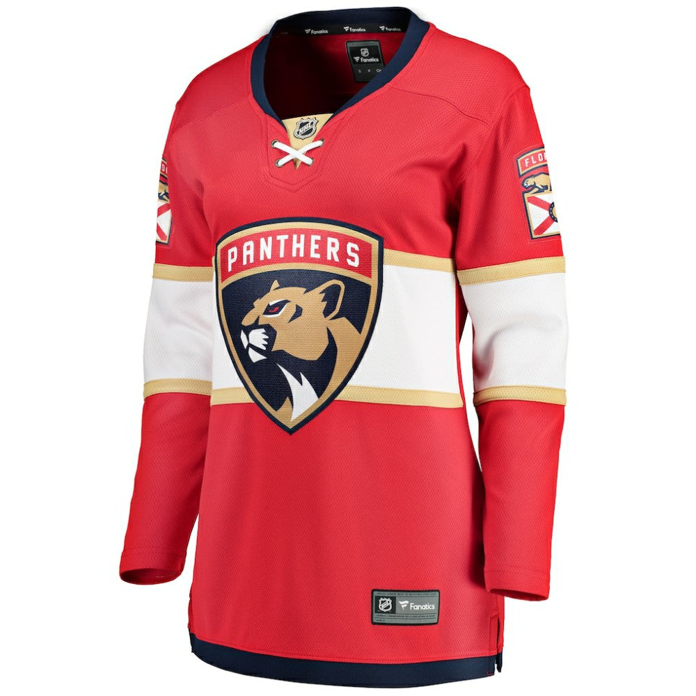 Florida Panthers Fanatics Women's Home Breakaway Jersey - Red | Fanatics Lifestyle