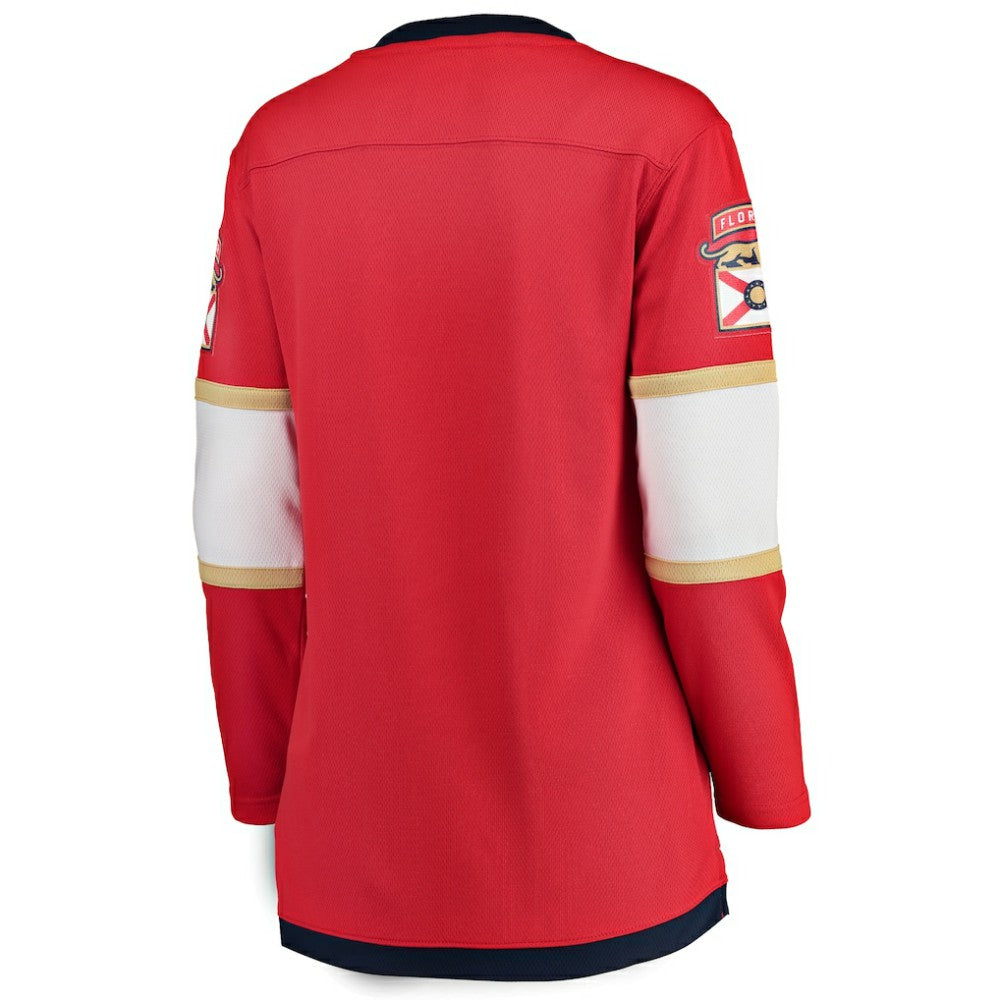 Florida Panthers Fanatics Women's Home Breakaway Jersey - Red | Fanatics Lifestyle