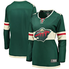Minnesota Wild Fanatics Women's Home Breakaway Jersey - Green | Fanatics Clearance