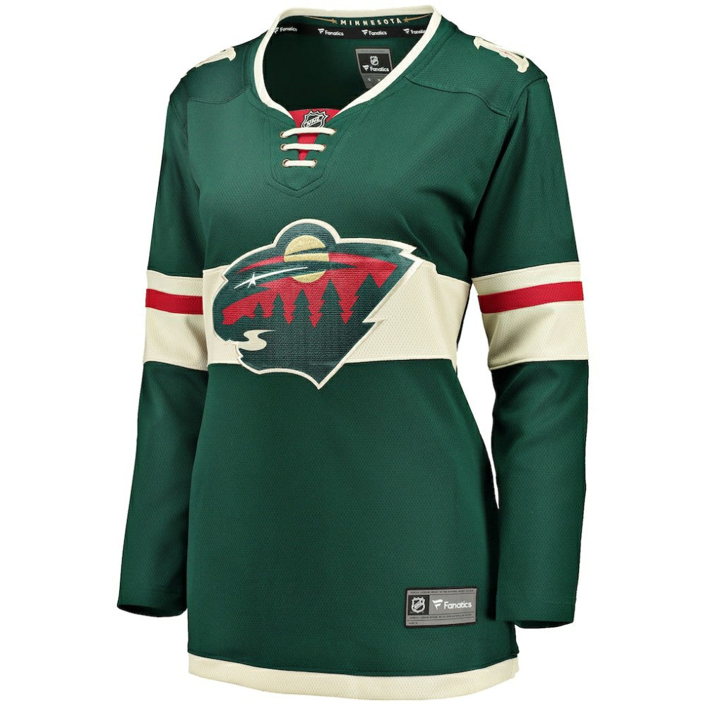 Minnesota Wild Fanatics Women's Home Breakaway Jersey - Green | Fanatics Clearance