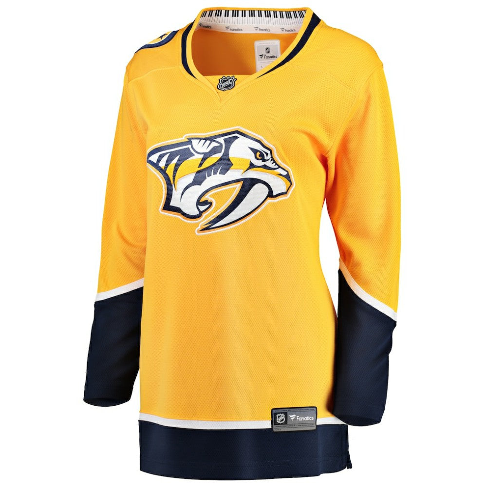 Nashville Predators Fanatics Women's Home Breakaway Jersey - Yellow | Fanatics Lifestyle