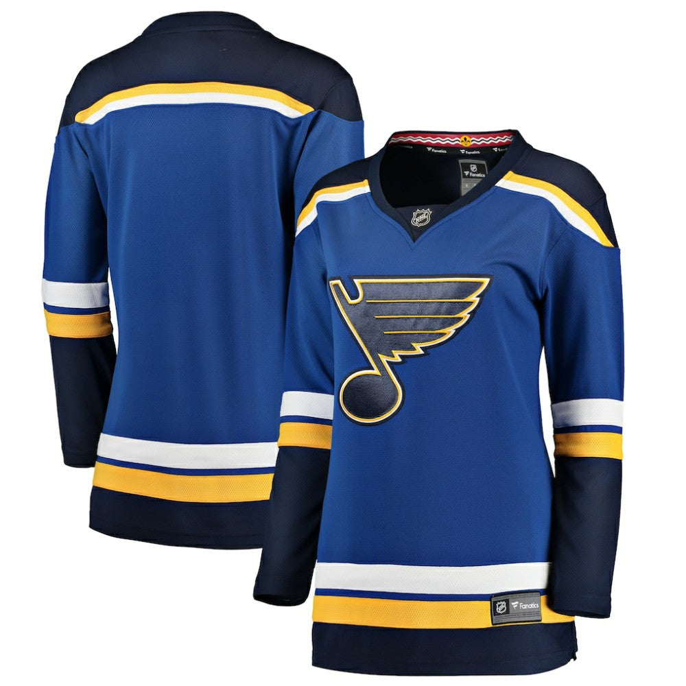 St. Louis Blues Fanatics Women's Home Breakaway Jersey - Blue | Fanatics Clearance